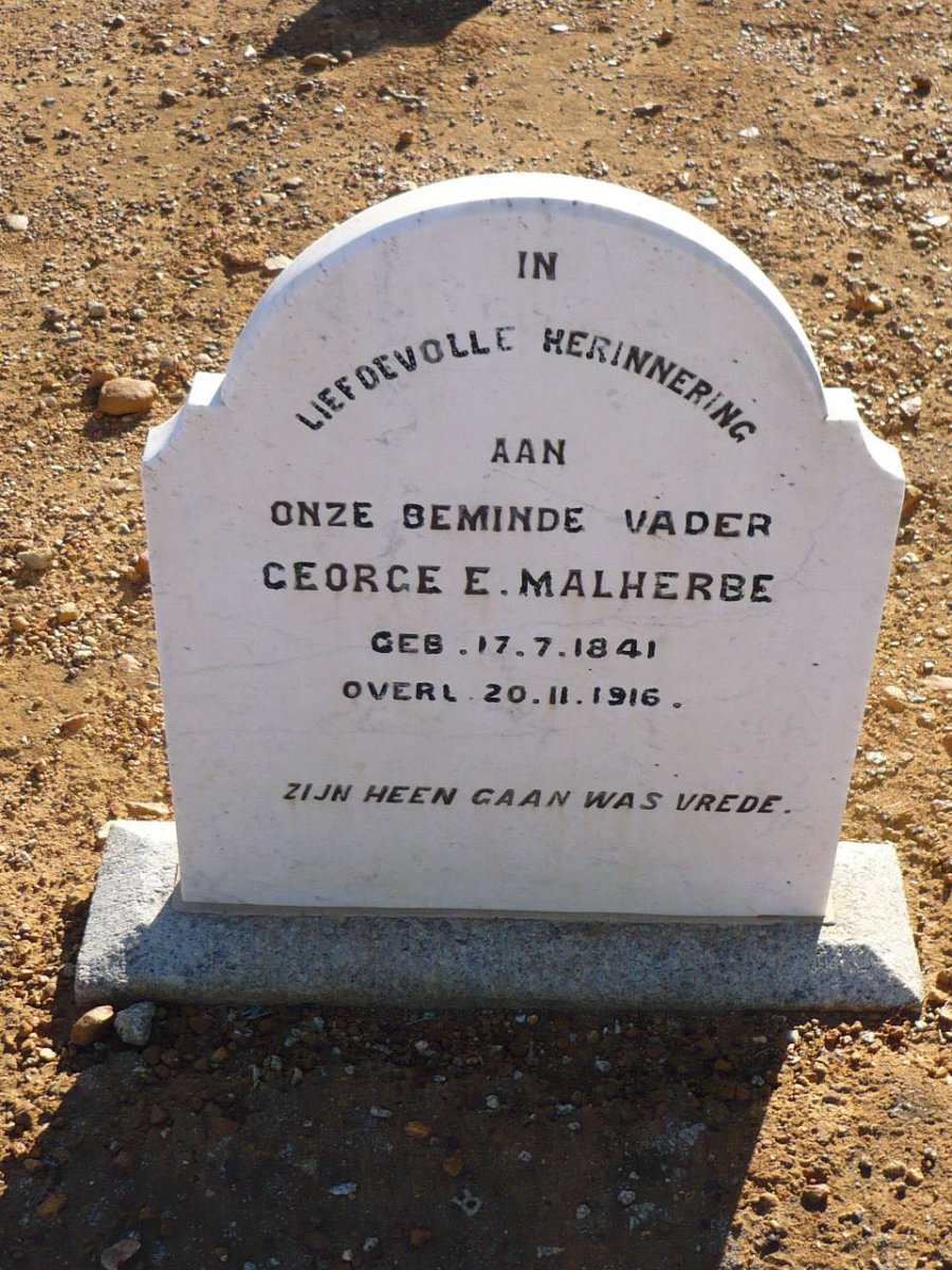 MALHERBE George E. 1841-1916