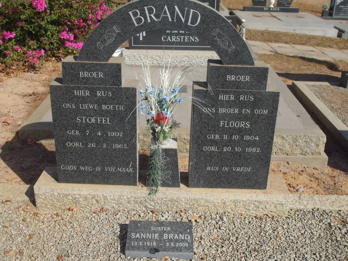 BRAND Stoffel 1902-1965 :: BRAND Floors 1904-1982 :: BRAND Sannie 1918-2005