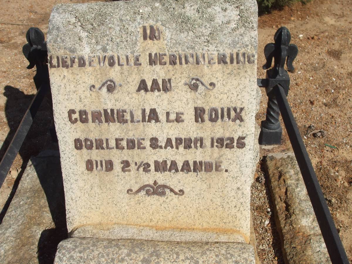 ROUX Cornelia, le -1925