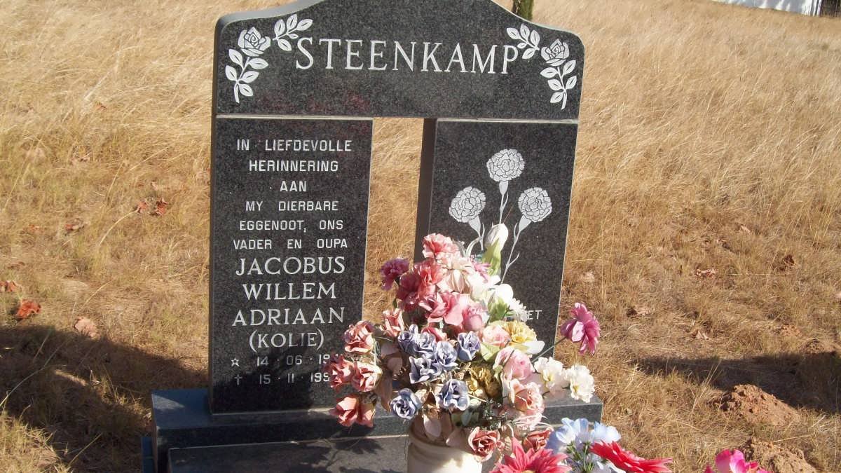 STEENKAMP Jacobus Willem Adriaan 1941-1997