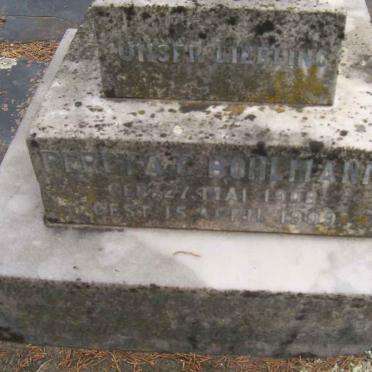 BOHLMANN Percy A.G. 1908-1909