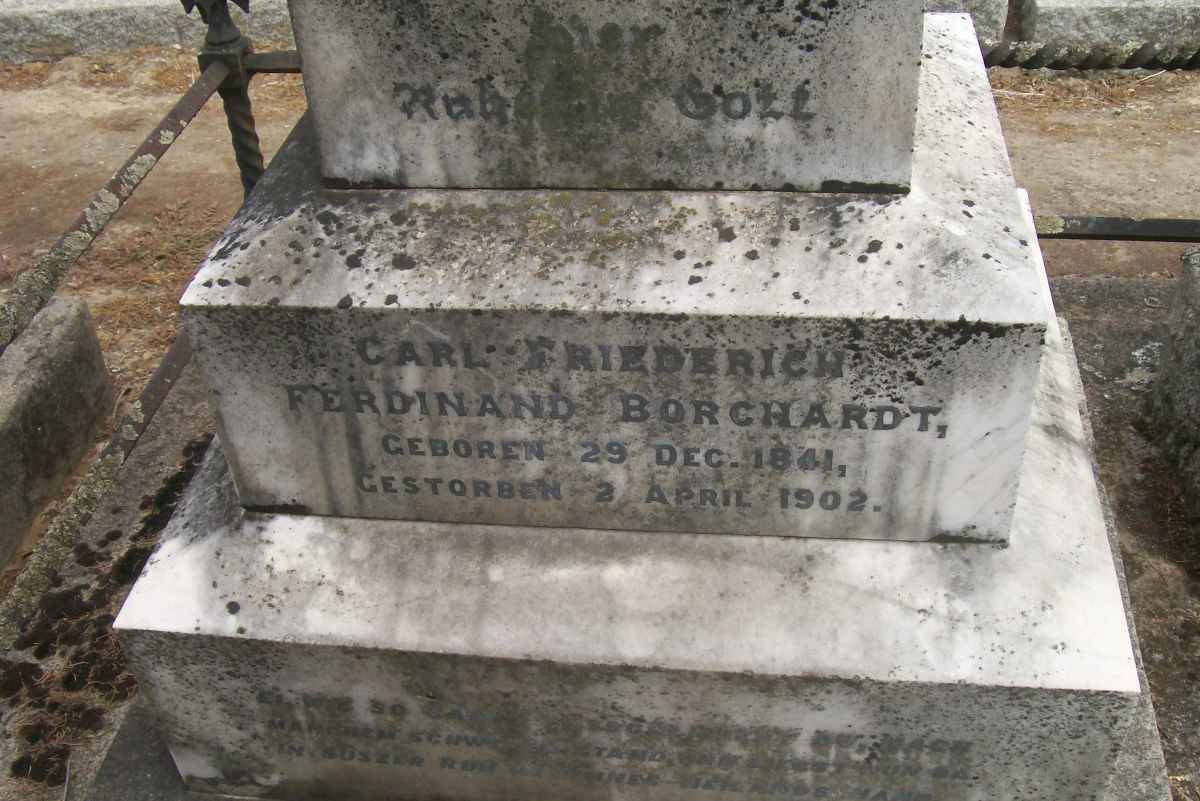 BORCHARDT Carl Friederich Ferdinand 1841-1902