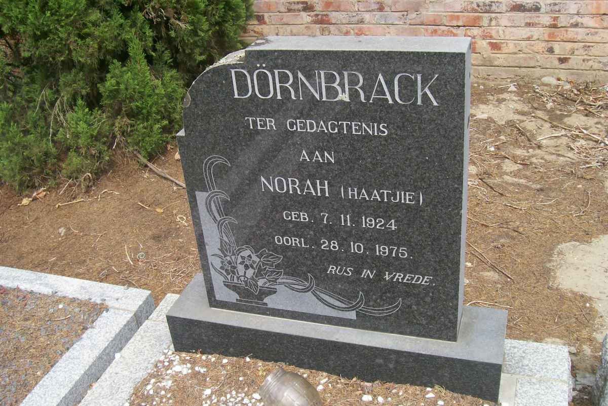 DORNBRACK Norah 1824-1975