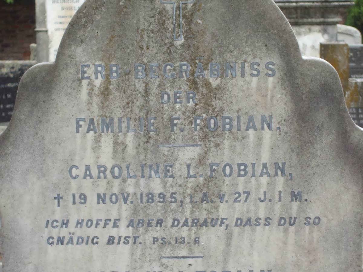 FOBIAN Caroline L. -1895