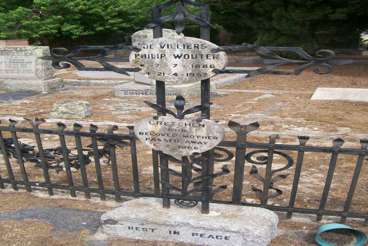 VILLIERS Philip Wouter, de 1886-1957 &amp; Gretchen -1966