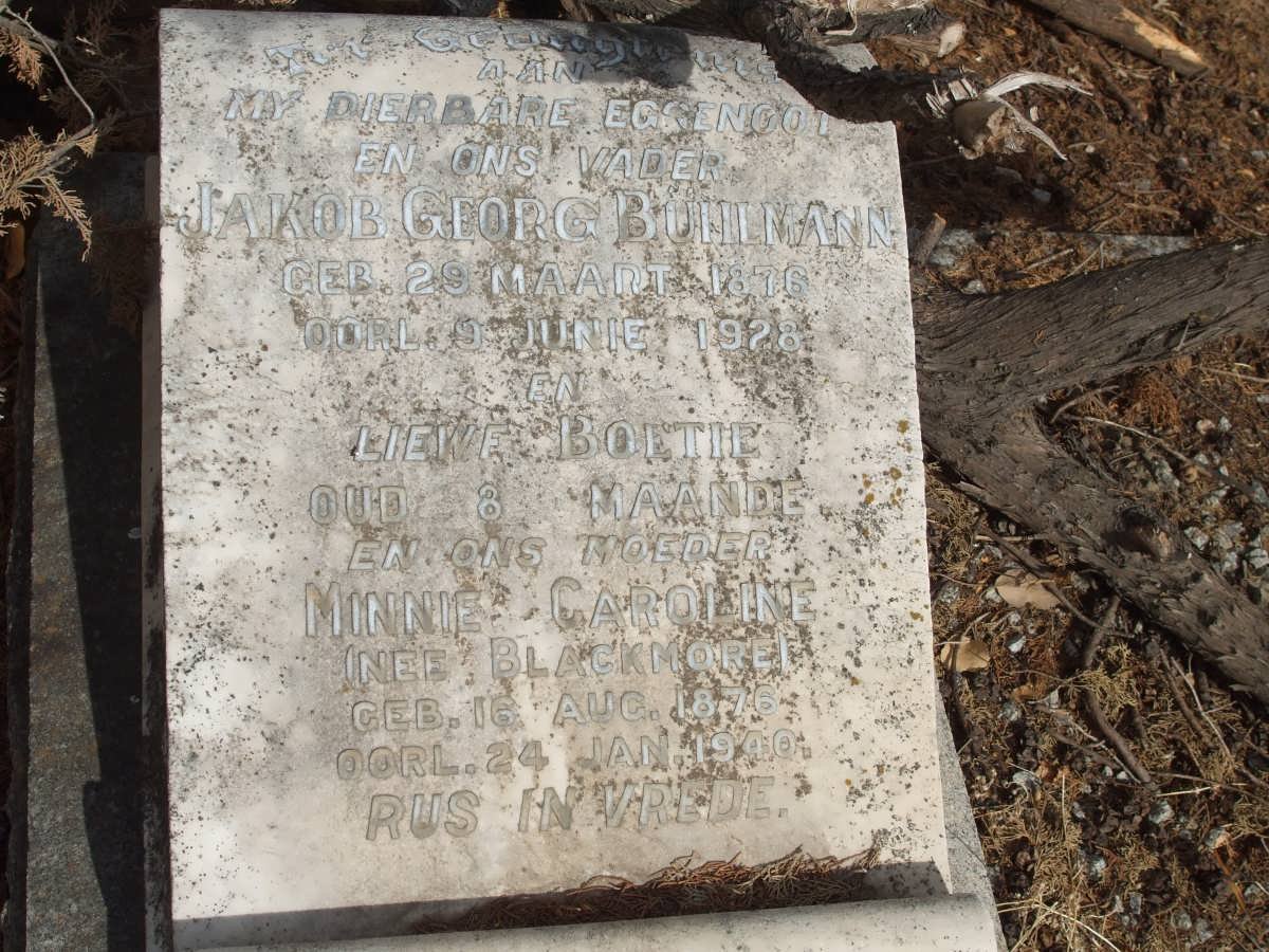 BUHLMANN Jakob Georg 1876-1928 &amp; Minnie Caroline BLACKMORE 1876-1940 :: BUHLMANN Baby