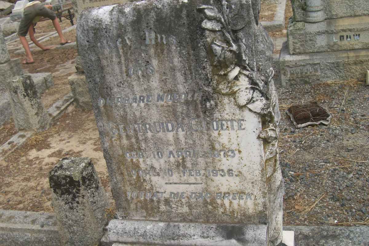 CLOETE Gertruida 1873-1936