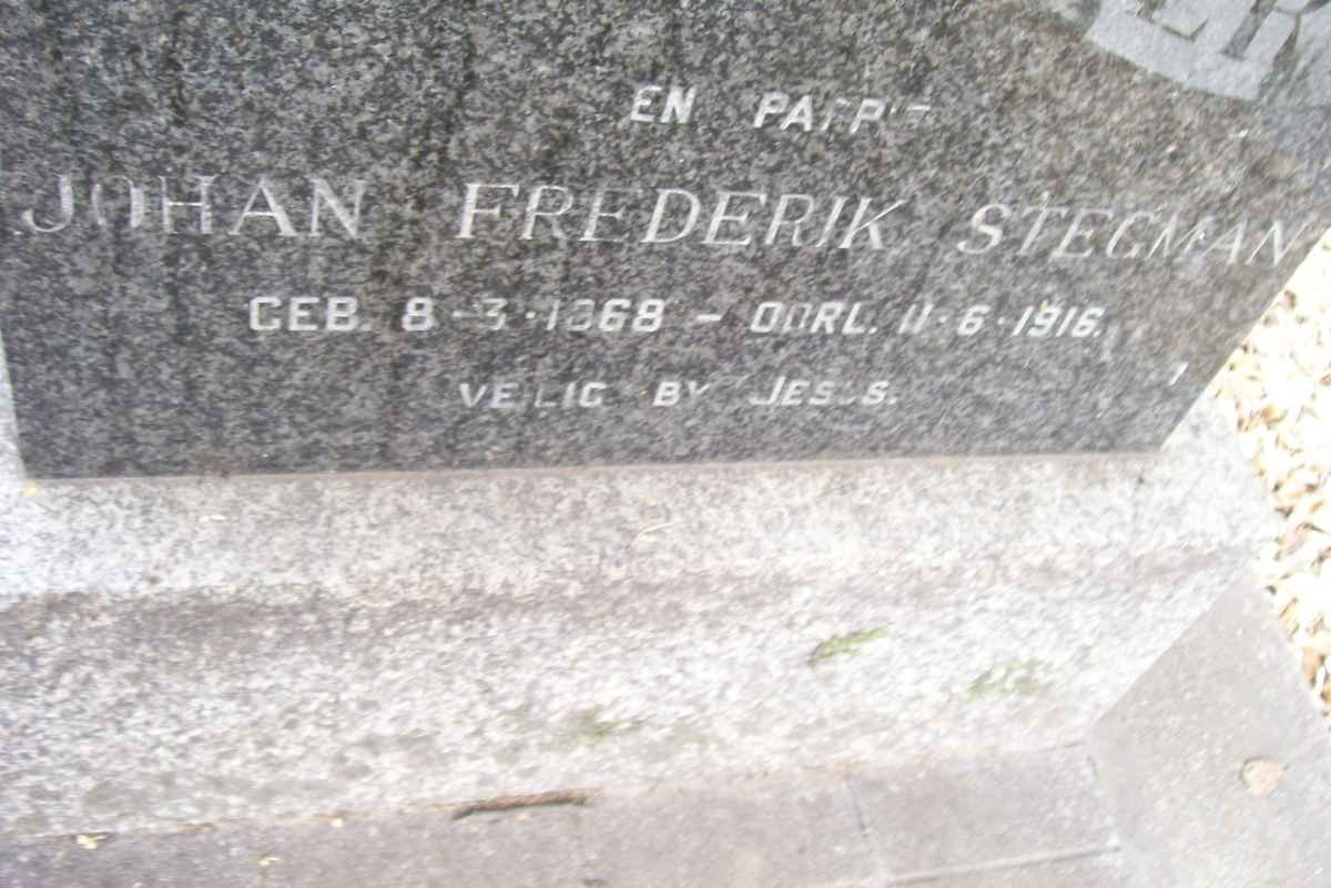 JOUBERT Johan Frederik Stegman 1868-1916