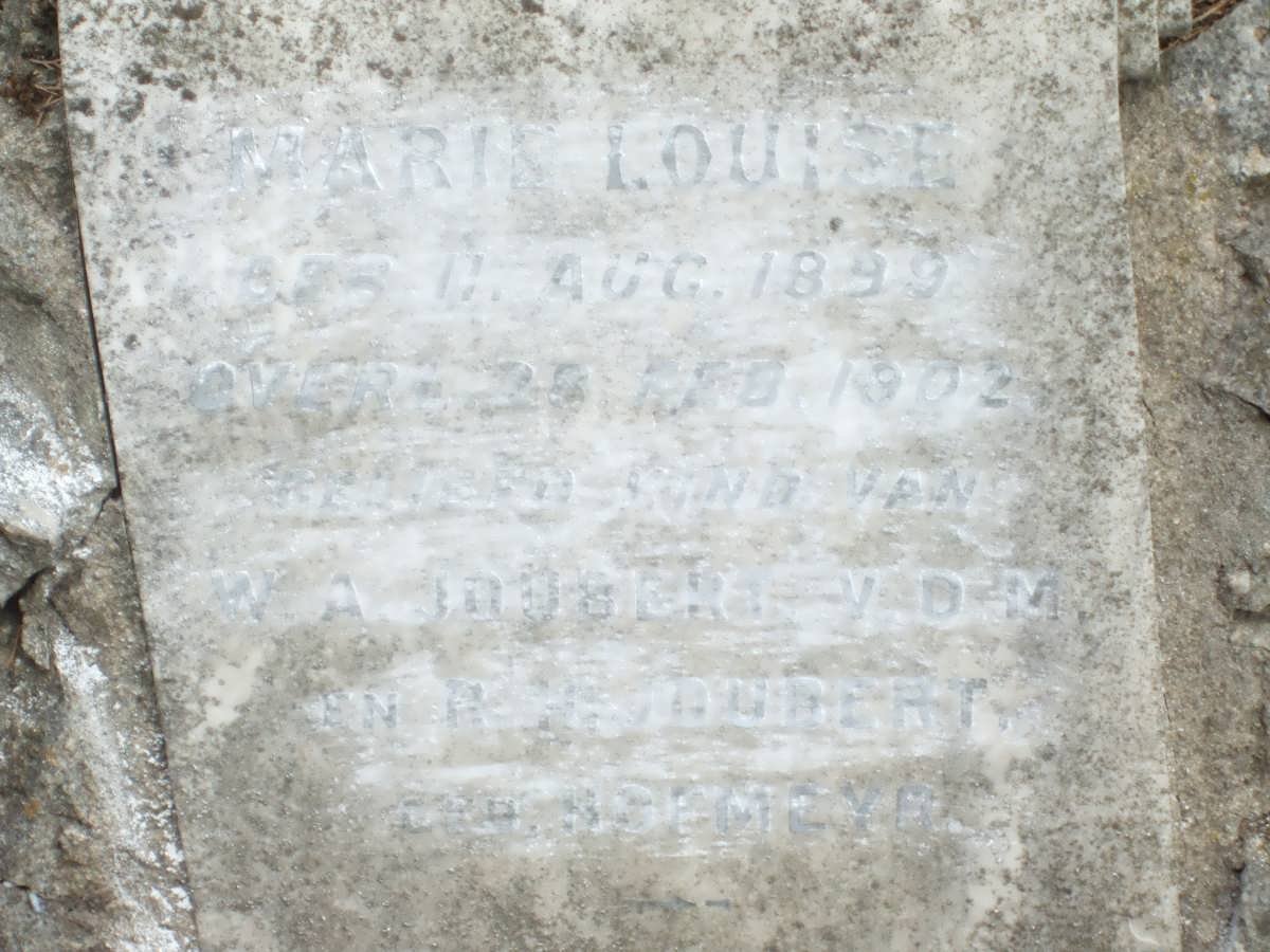 JOUBERT Marie Louise 1899-1902