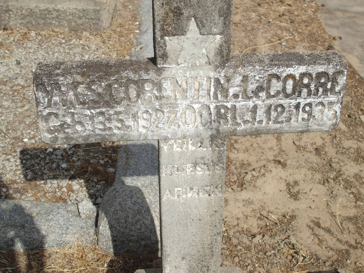 LE CORRE Yves Corentin 1927-1935