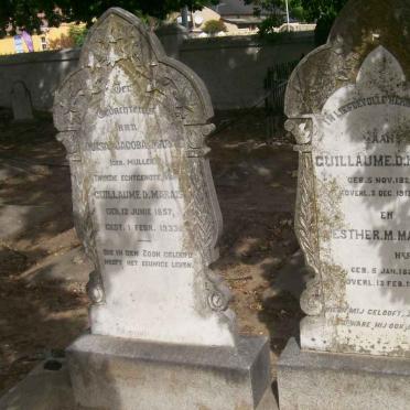 MARAIS Guillaume D. 1822-1913 &amp; Esther M. LE ROUX 1829-1883  :: MARAIS Louisa Jacoba nee MULLER 1857-1933