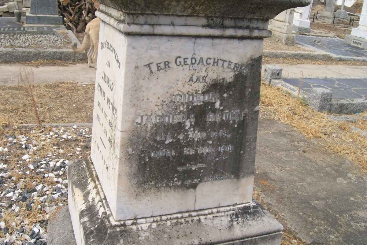 RETIEF Gideon Jacobus 18??-1911