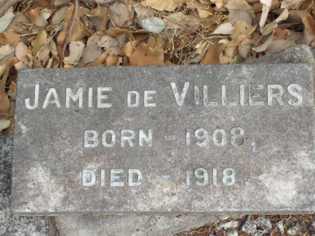 VILLIERS Jamie, de 1908-1918