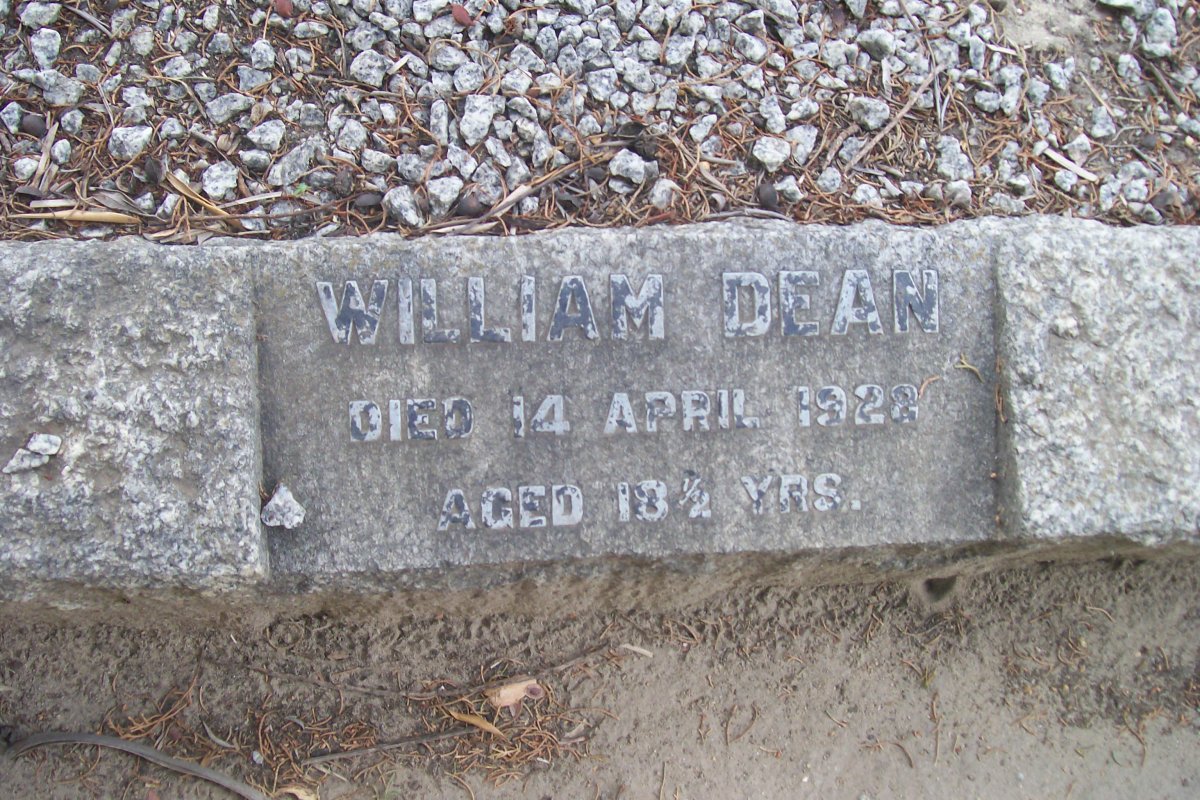DEAN William -1922