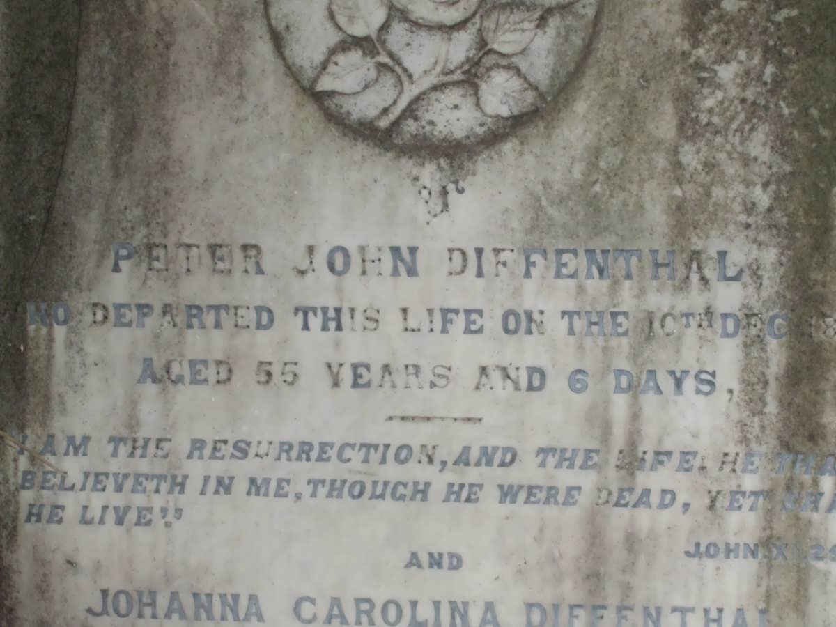 DIFFENTHAL Peter John 