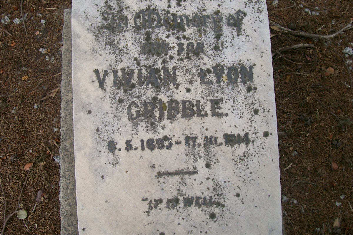 GRIBBLE Vivian Lyon 1??3-1914