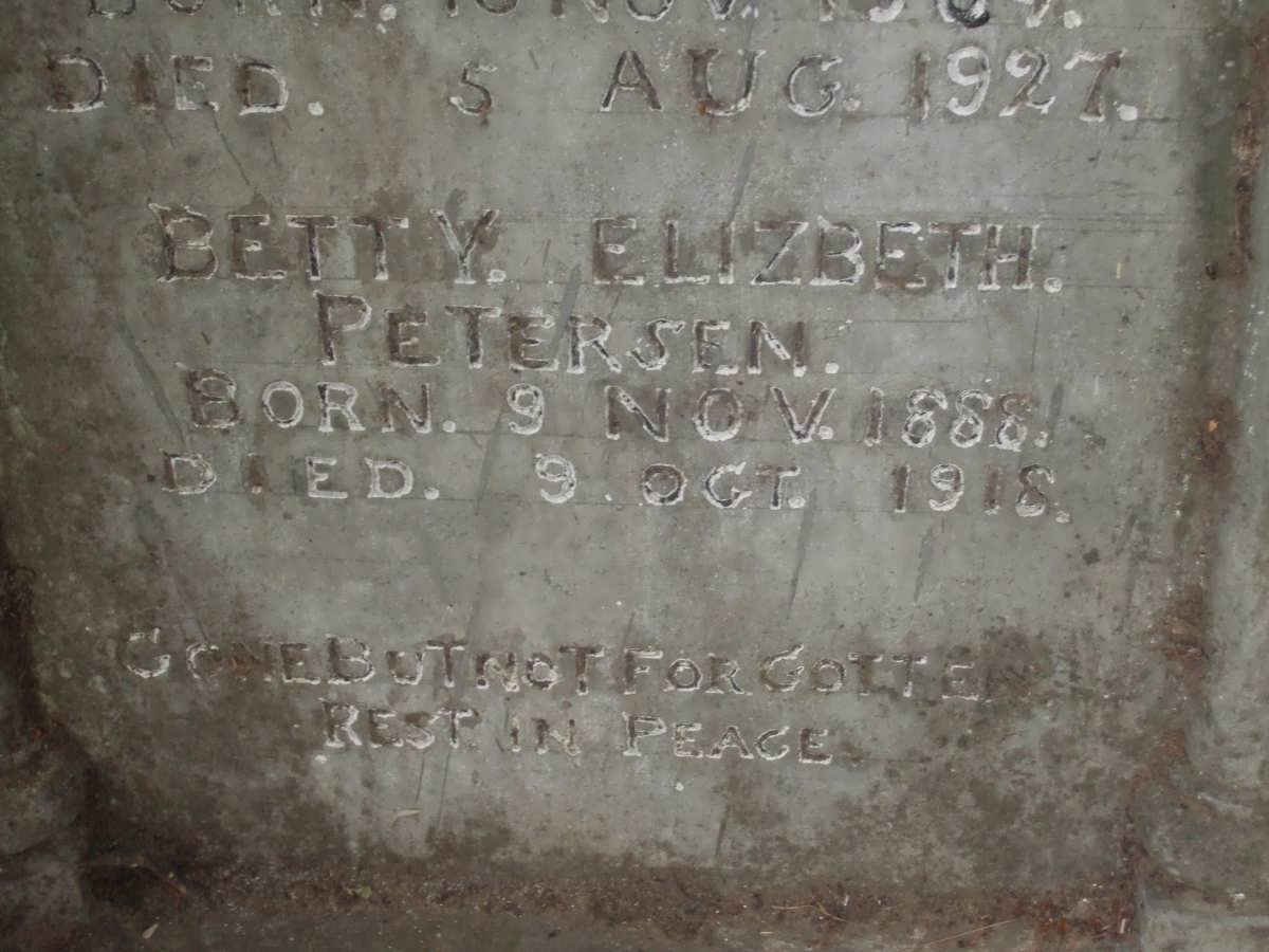 PETERSEN Betty Elizabeth 1888-1918