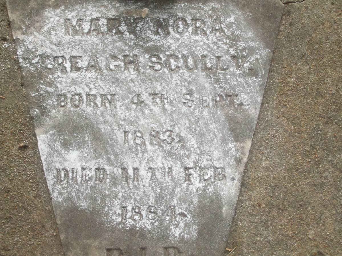 SCULLY Mary Nora ? 1883-1884