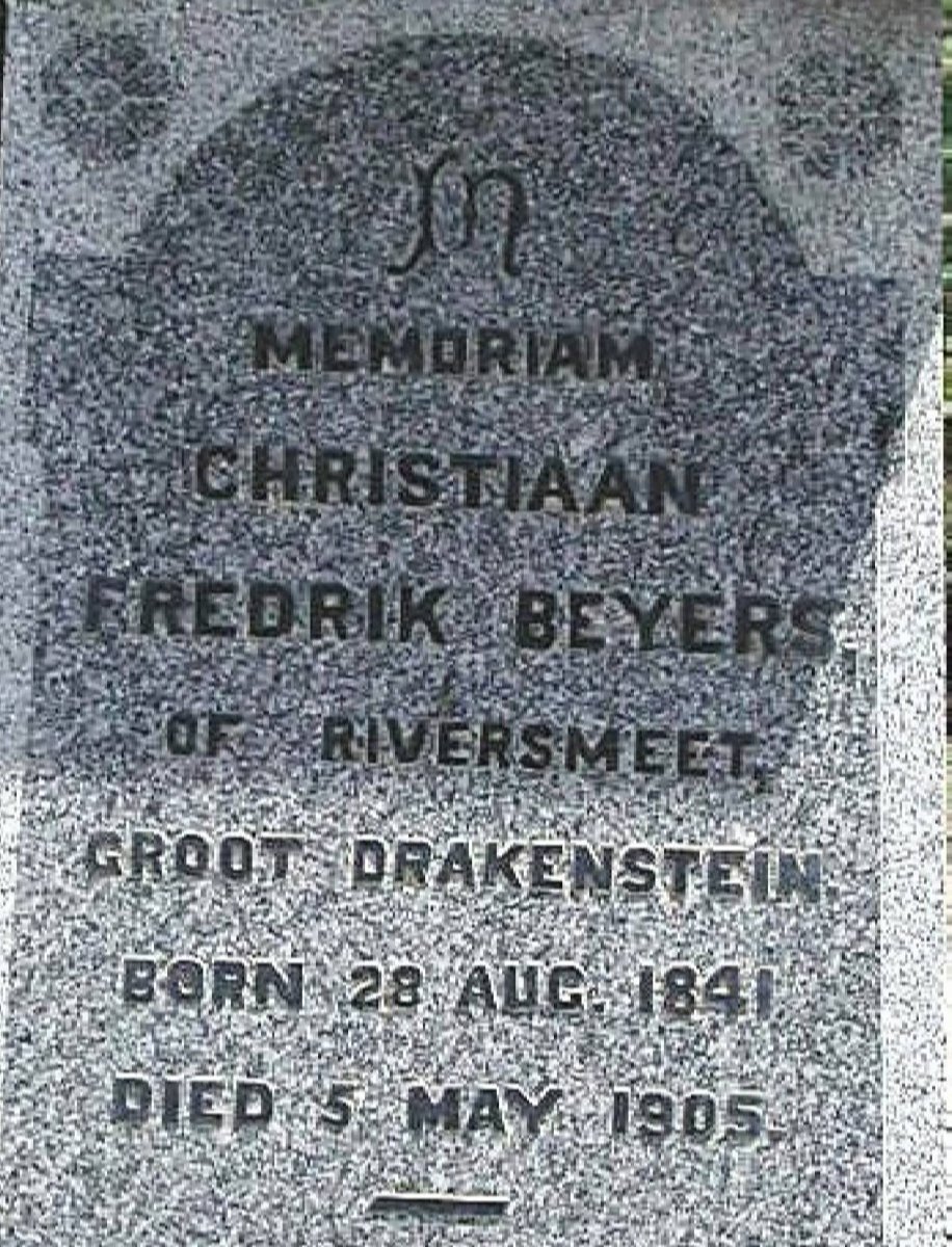 BEYERS Christiaan Fredrik 1841-1905