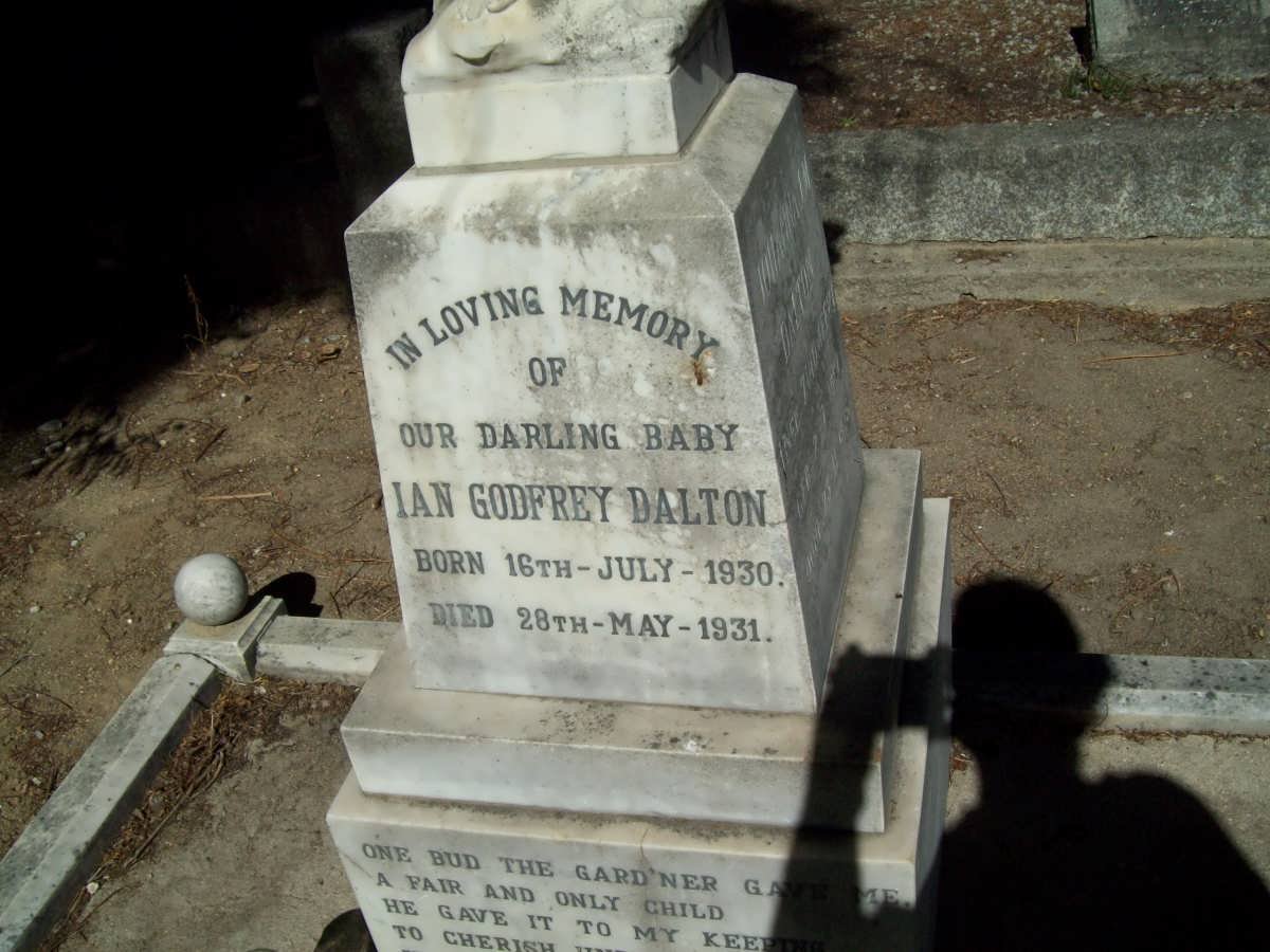 DALTON Ian Godfrey 1930-1931