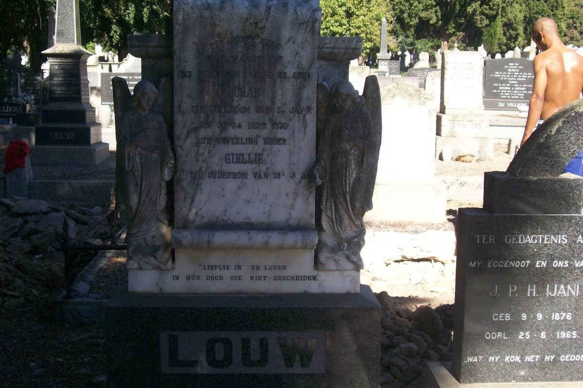 LOUW Johan -1917 :: LOUW Giellie -1930