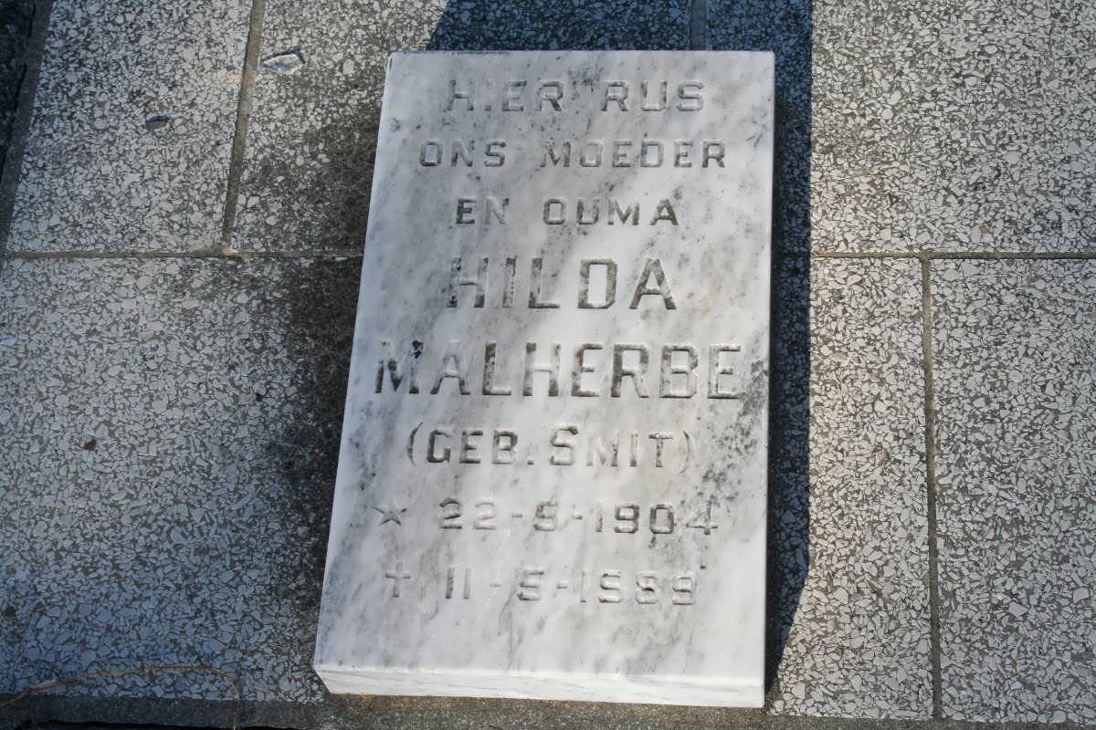 MALHERBE Hilda nee SMIT 1904-1989