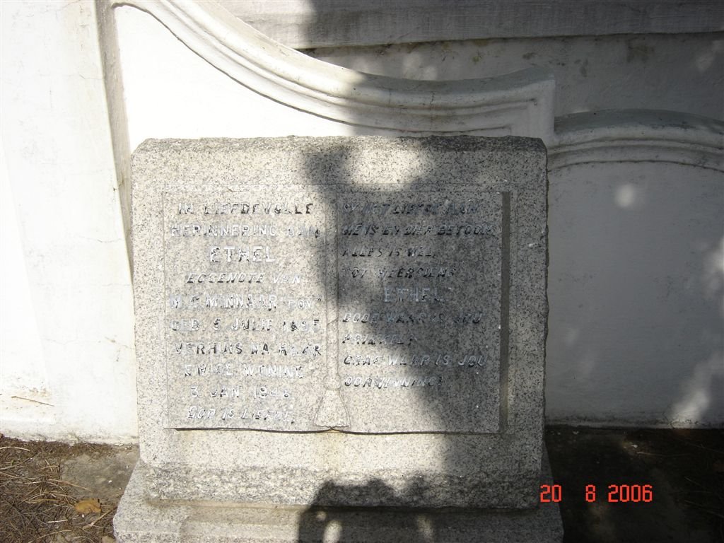 MINNAAR Ethel 1885-194?