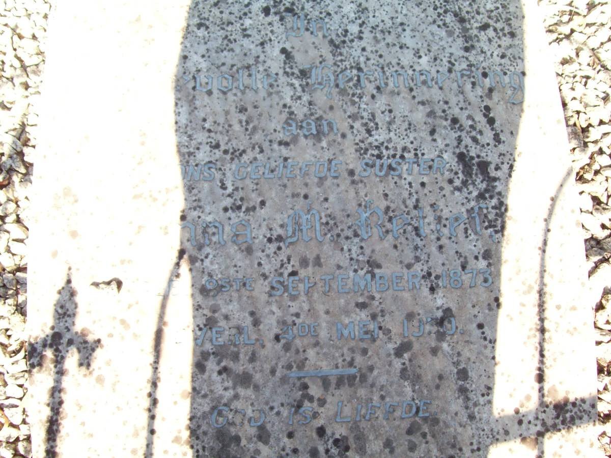 RETIEF Anna M. 1873-19?0