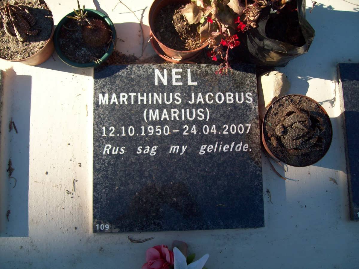 NEL Marthinus Jacobus 1950-2007