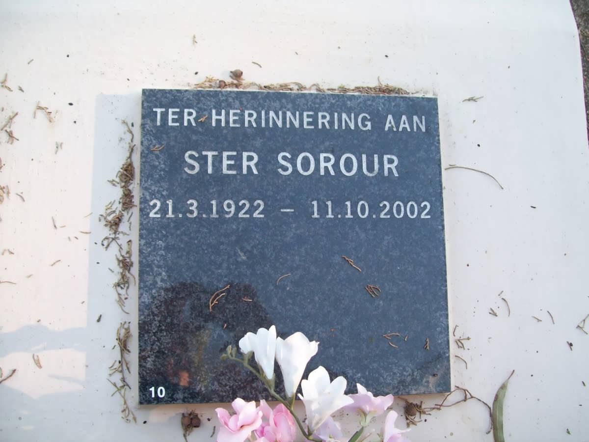 SOROUR Ster 1922-2002