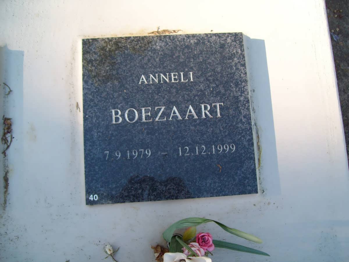 BOEZAART Anneli 1979-1999