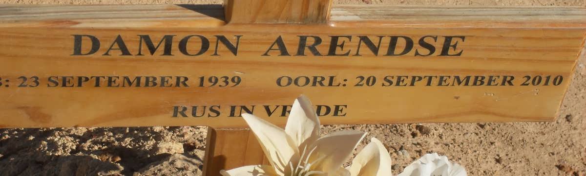 ARENDSE Damon 1939-2010