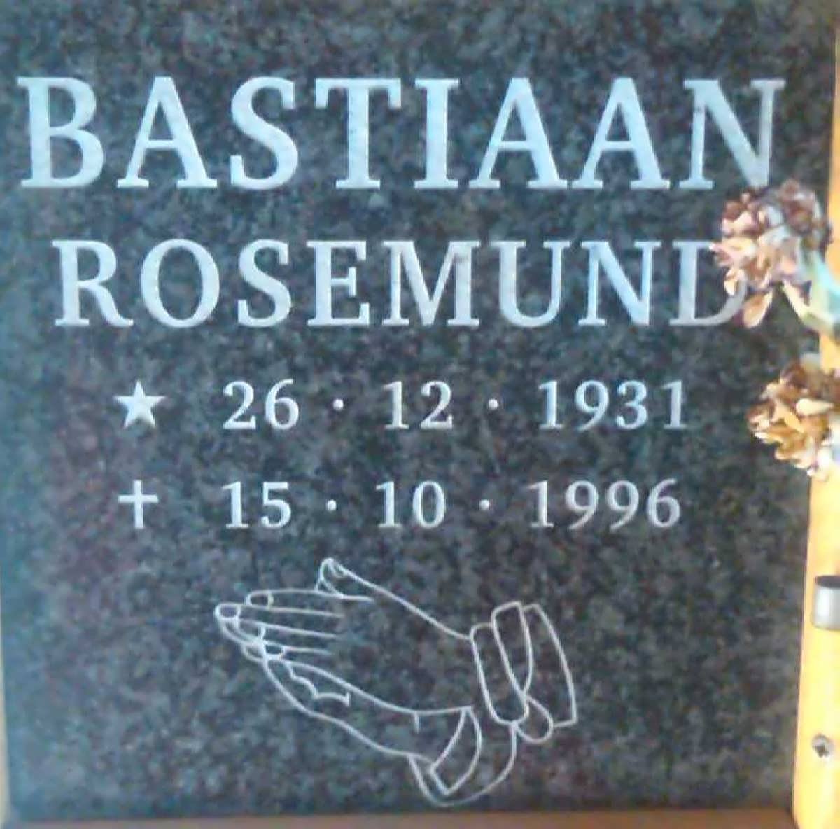 BASTIAAN Rosemund 1931-1996