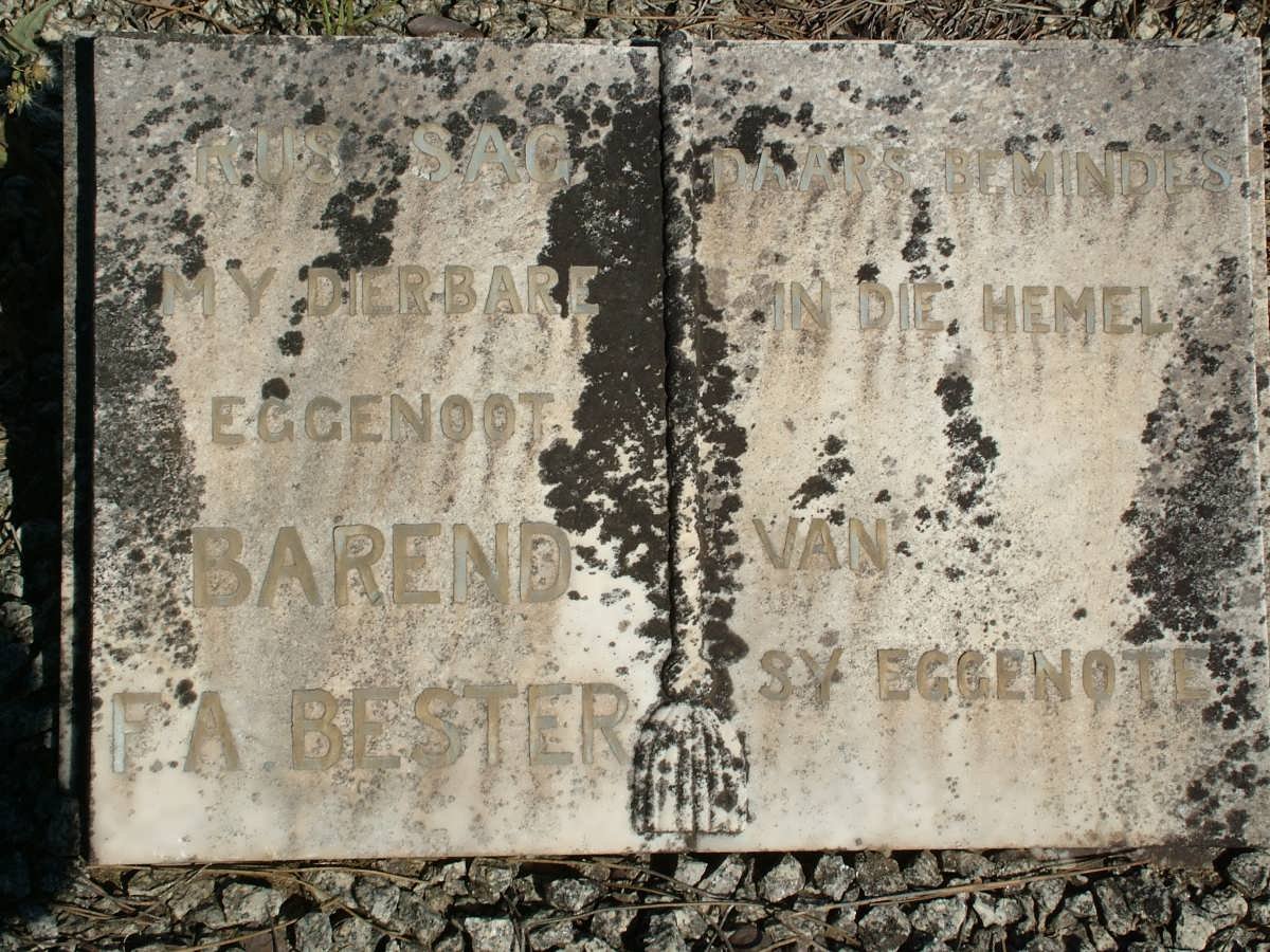 BESTER Barend F.A.