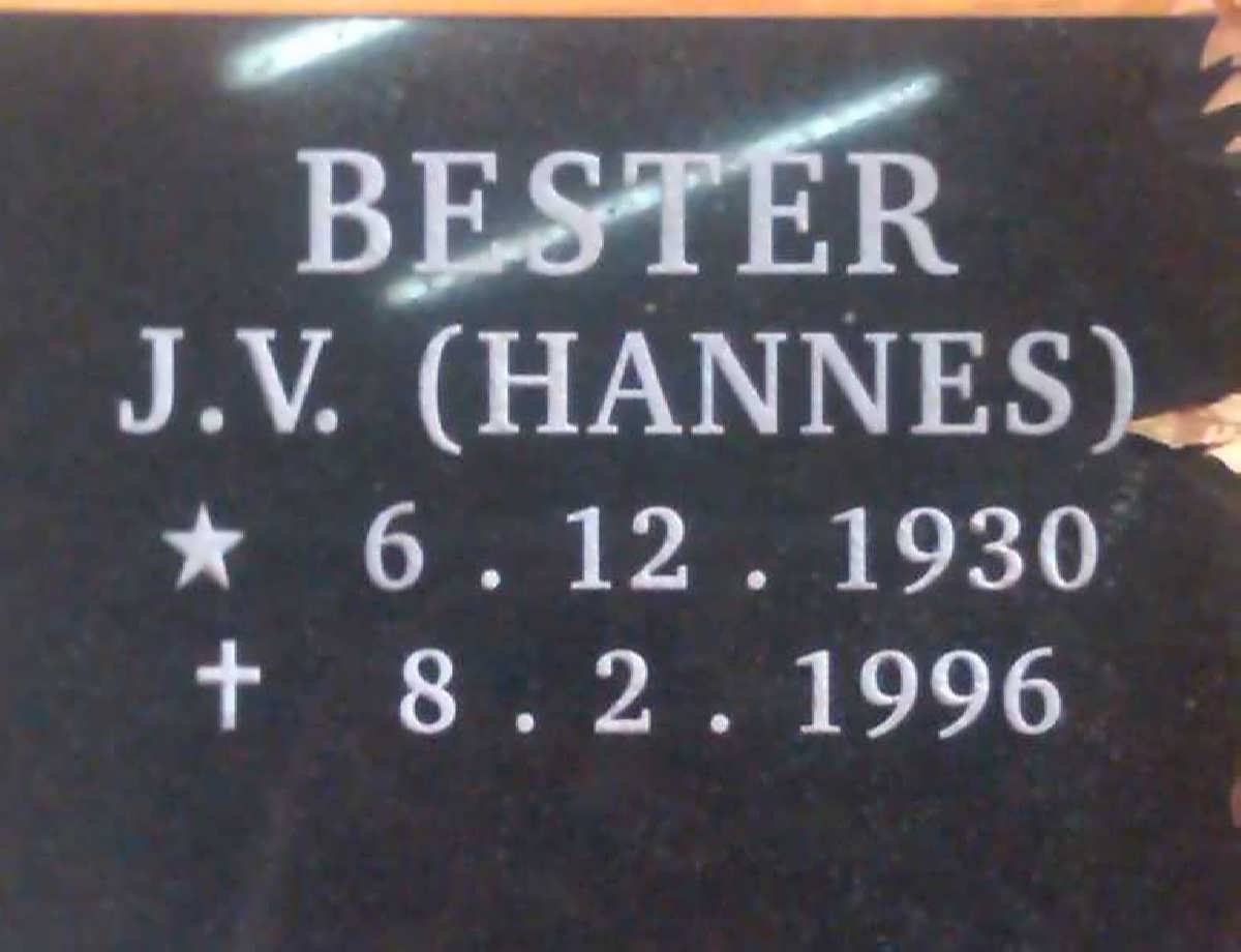 BESTER J.V. 1930-1996