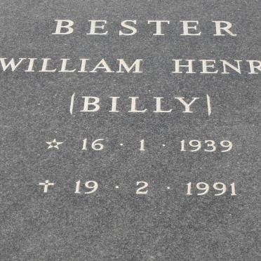 BESTER William Henry 1939-1991