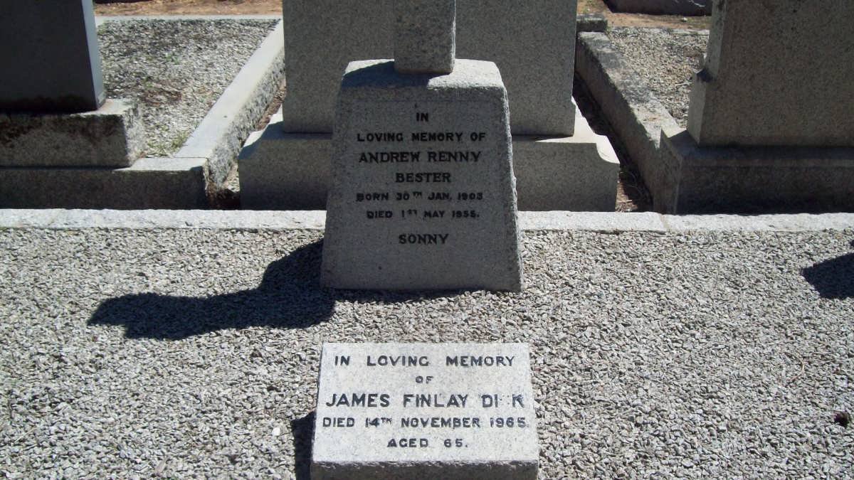 BESTER Andrew Renny 1903-1955 :: DICK James Finlay -1965