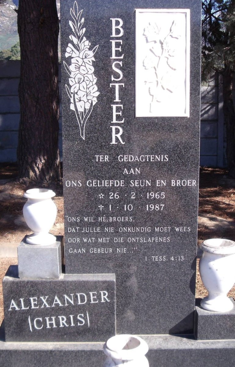 BESTER Alexander 1965-1987