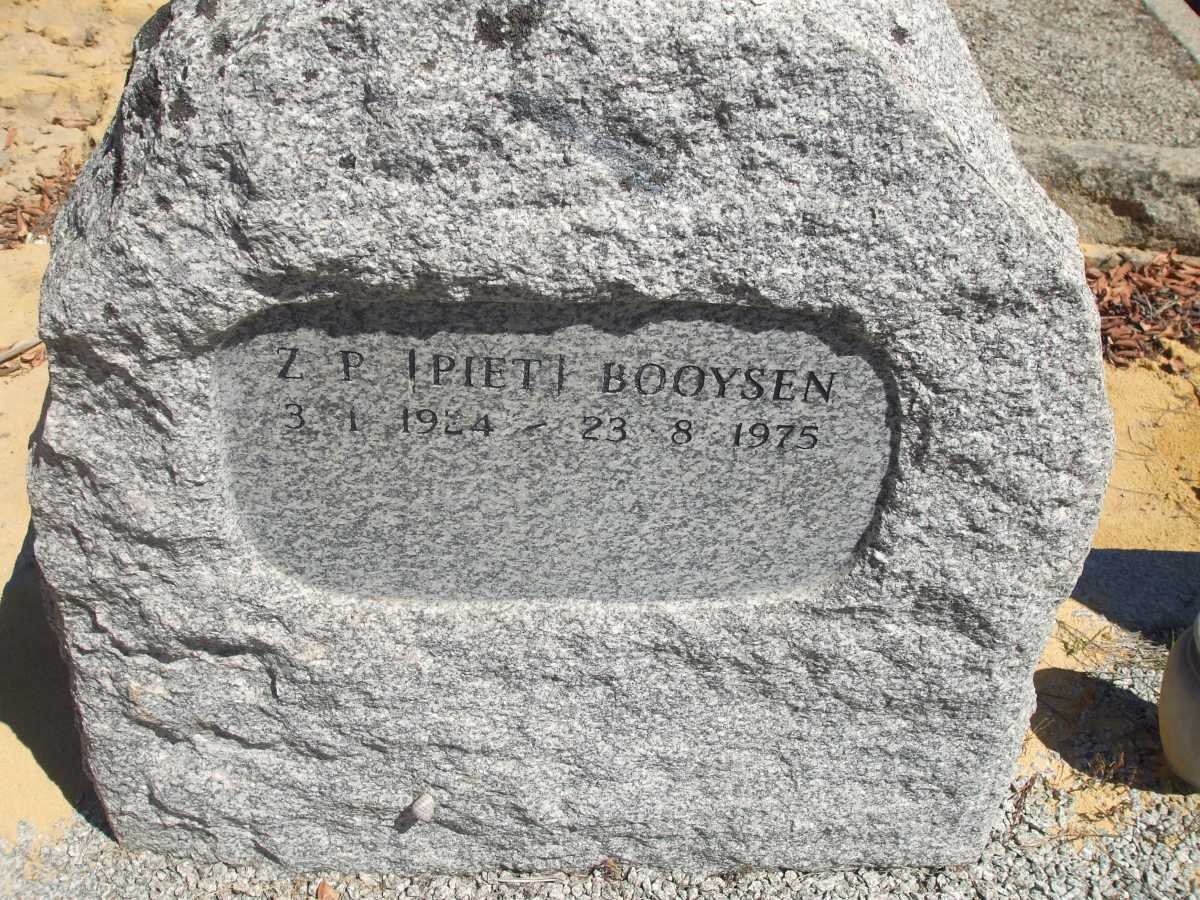 BOOYSEN Z.P. 1924-1975