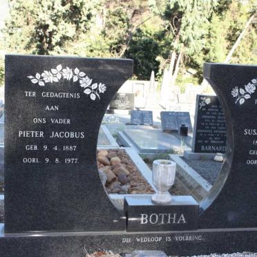 BOTHA Pieter Jacobus 1887-1977 &amp; Susanna Sophia MOUTON 1897-1977