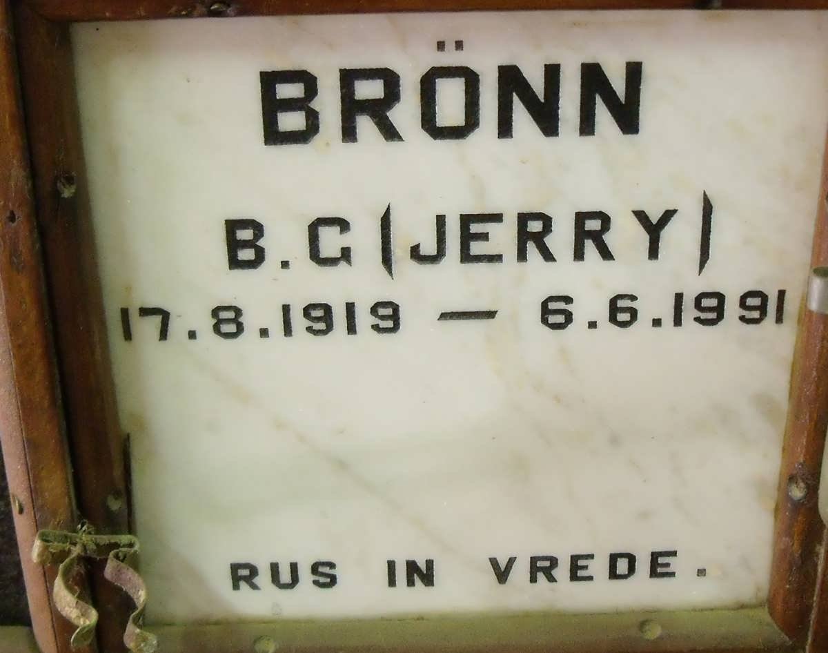 BRÖNN B.G. 1919-1991