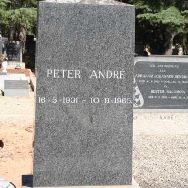BRINK Peter André 1931-1965