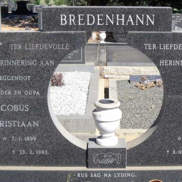 BREDENHANN Jacobus Christiaan 1899-1983 &amp;  Cornelia Aletta 1907-1984
