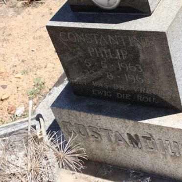 COSTANDIUS Constantine Philip 1963-1963