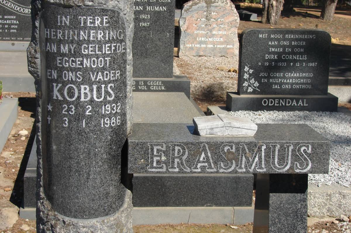 ERASMUS Kobus 1932-1986