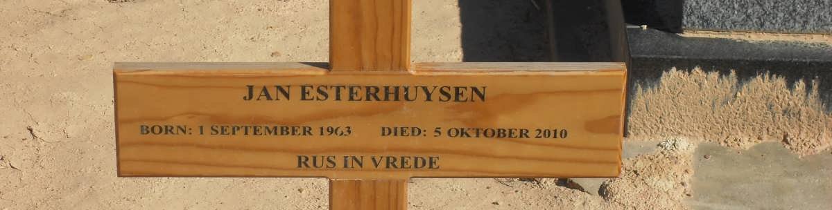 ESTERHUYSEN Jan 1963-2010