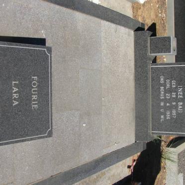FOURIE Leana nee BAI 1957-1986 :: FOURIE Lara 1991-