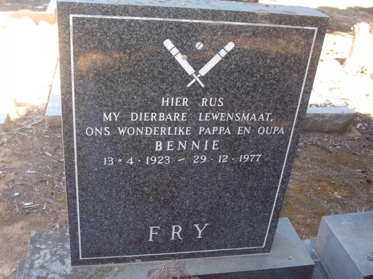 FRY Bennie 1923-1977