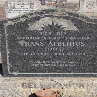 GELDENHUYS Frans Albertus 1917-1950