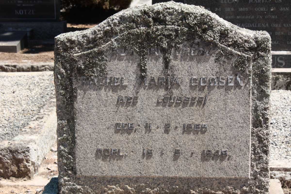GOOSEN Rachel Maria nee LOUBSER 1869-1946